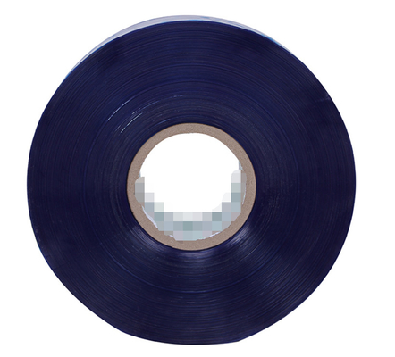 50mm Width Blue Stretch Wrap Plastic Film 150mic Thickness OD 240mm