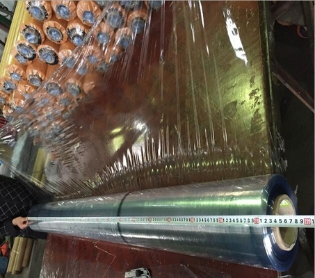 0.2mm Thick Plastic PVC Transparent Film 42PHR Super Clear 60KG