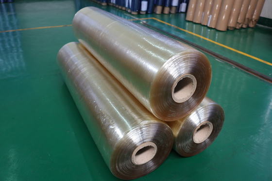 Transparent Flexible Clear PVC Plastic Roll Film 200KG Recyclable 0.03mm Thickness